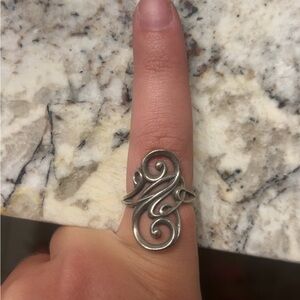 James Avery Silver Swirl Ring